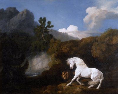 Aslan Tarafından Korkutulan At by George Stubbs