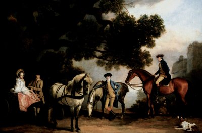 Milbanke ve Melbourne Aileleri by George Stubbs