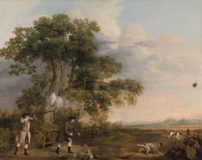 İki Bey Ateş Ediyor by George Stubbs