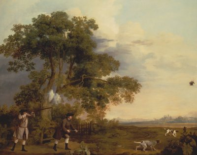 İki Centilmen Atış by George Stubbs