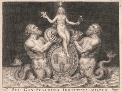 Bookplate: Spalding Beyler Topluluğu by George Vertue