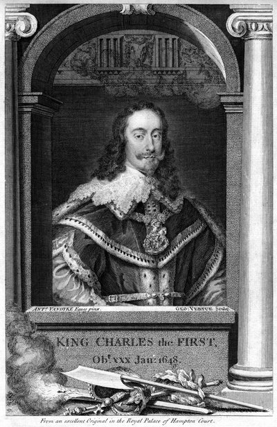 İngiltere Kralı I. Charles. by George Vertue