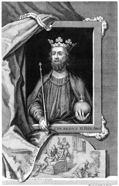 İngiltere Kralı II. Edward. 18. yüzyıl by George Vertue