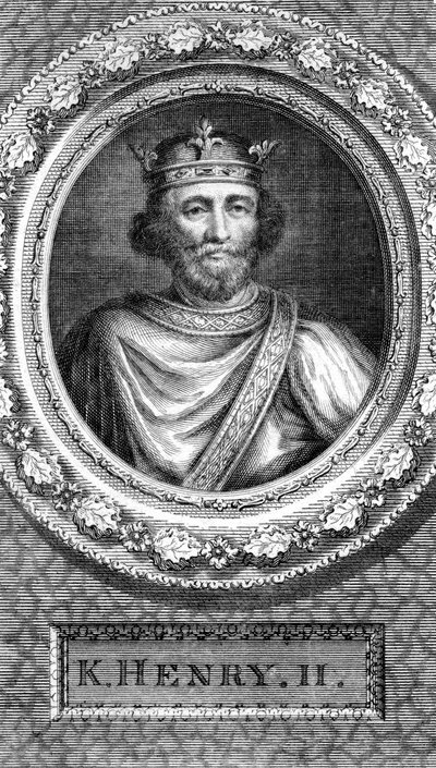 Henry II, İngiltere Kralı. by George Vertue