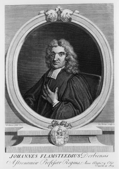 John Flamsteed, astronom, 1712 by George Vertue