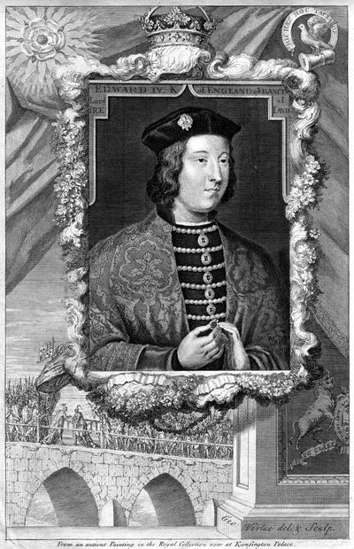 İngiltere Kralı IV. Edward. by George Vertue