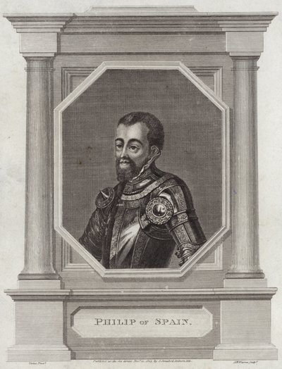 İspanya Kralı II. Philip by George Vertue