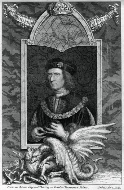 İngiltere Kralı III. Richard, 18. yüzyıl. by George Vertue