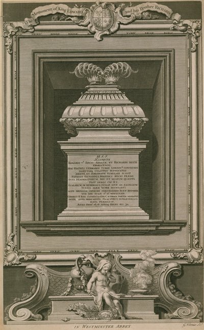 Kuledeki Prensler Anıtı by George Vertue