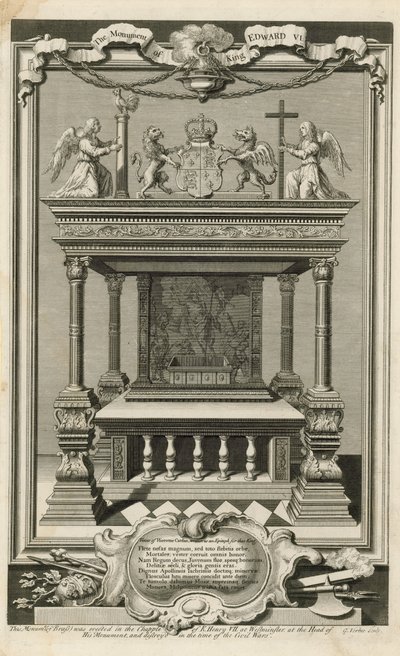 Kral Edward VI Anıtı by George Vertue