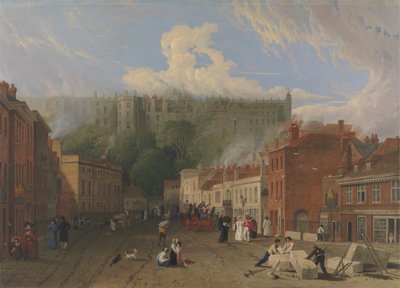 Thames Caddesi, Windsor'dan Bir Görünüm by George Vincent