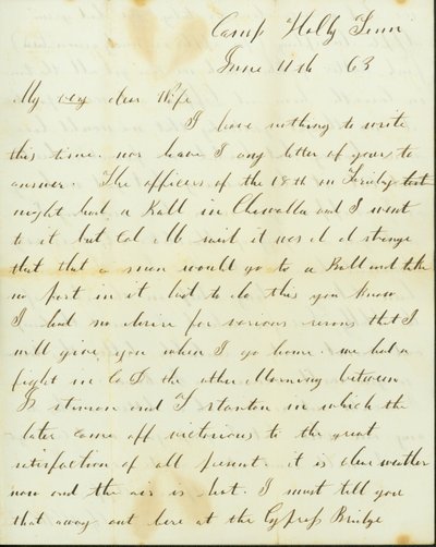 George Wyckoff, Camp Holly, Tennessee