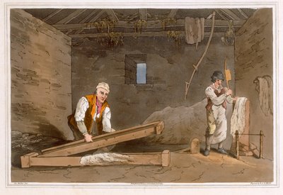 Robert Havell the Elder tarafından kazınmış Çizgi Swinglers, 1814 Robinson ve Son, Leeds tarafından yayınlandı by George Walker