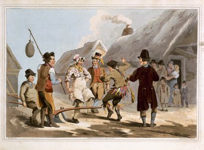 Yaşlı Robert Havell tarafından kazınmış Aptal Pulluk, 1814'te Robinson ve Son, Leeds tarafından yayınlandı by George Walker