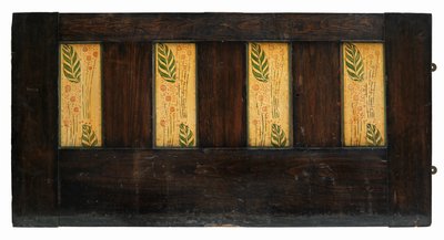 Dekoratif duvar paneli (boyalı meşe) by George Walton