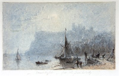 Ay Işığı - Whitby İskelesinden by George Weatherill