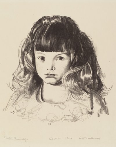 Anne 1921, 1923. by George Wesley Bellows