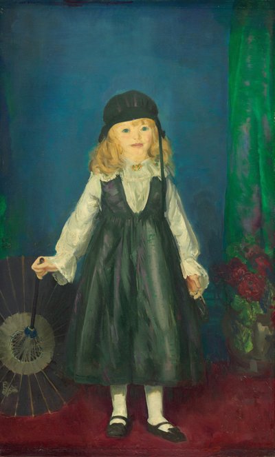 Japon Şemsiyeli Anne, 1917. by George Wesley Bellows