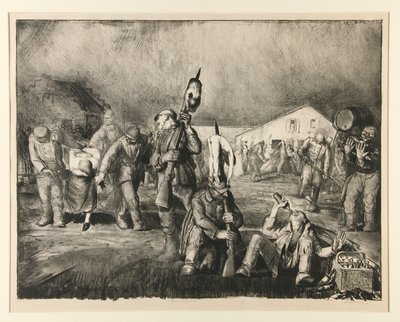 Bacchanal (ilk taş) by George Wesley Bellows