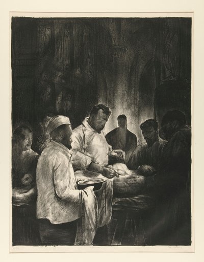 Savaş Serisinden 1 Nolu Temel Hastane by George Wesley Bellows