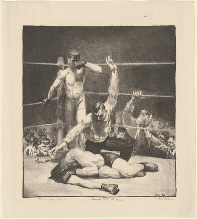 Sayıldı, ilk taş, 1921. by George Wesley Bellows
