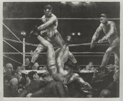 Dempsey ve Firpo by George Wesley Bellows
