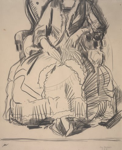 Mor Elbiseli Emma by George Wesley Bellows