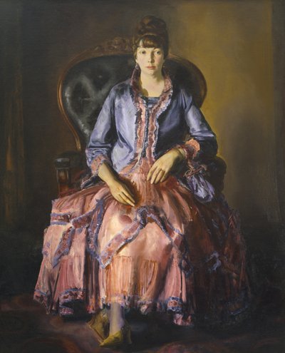 Mor Elbiseli Emma by George Wesley Bellows