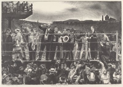 Georges Carpentier, 1921 ile tanışın. by George Wesley Bellows