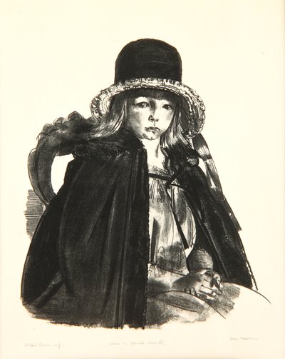Siyah Şapkalı Jean, 1923-24 by George Wesley Bellows