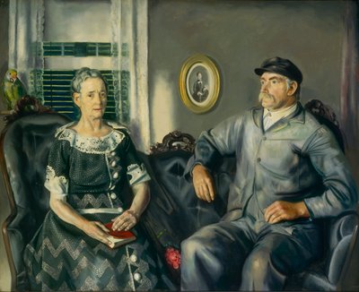 Bay ve Bayan Phillip Wase, 1924. by George Wesley Bellows