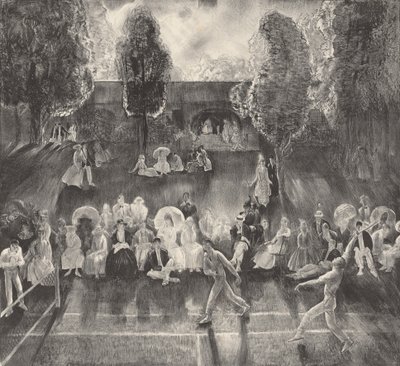 Tenis, 1920. by George Wesley Bellows