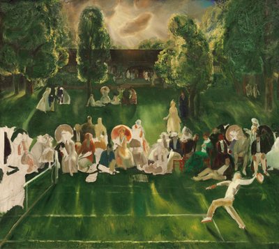 Tenis Turnuvası, 1920. by George Wesley Bellows