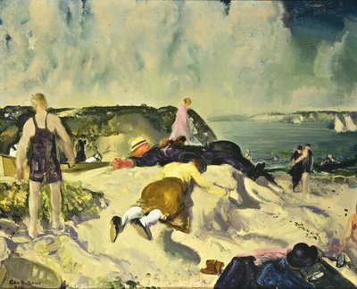 Sahil, Newport, c.1919 by George Wesley Bellows