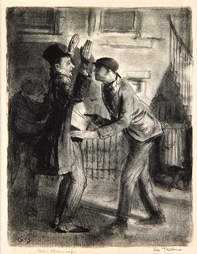 Tutuklama, 1921 by George Wesley Bellows
