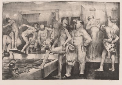 Duş-Banyo, 1917. by George Wesley Bellows