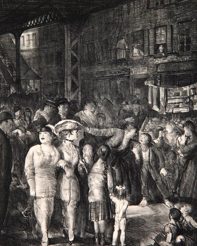 Sokak, 1917 by George Wesley Bellows