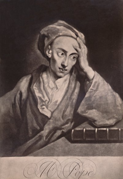 Alexander Pope, İngiliz şair ve hicivci, c1732 1894 by George White
