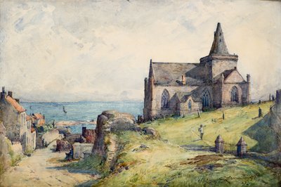 St Monance, c.1883 (suluboya) by George Whitton Johnstone