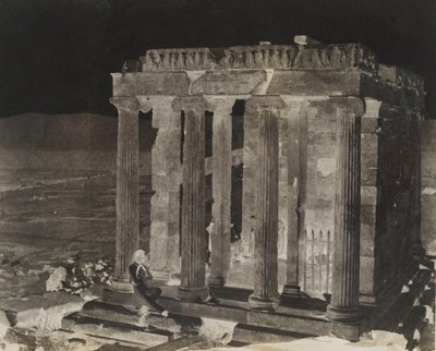 Kanatsız Zafer Tapınağı, Yakın Zamanda Restore Edildi, 1848. by George Wilson Bridges