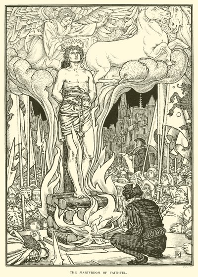 Müminlerin Şehadeti (gravür) by George Woolliscroft Rhead
