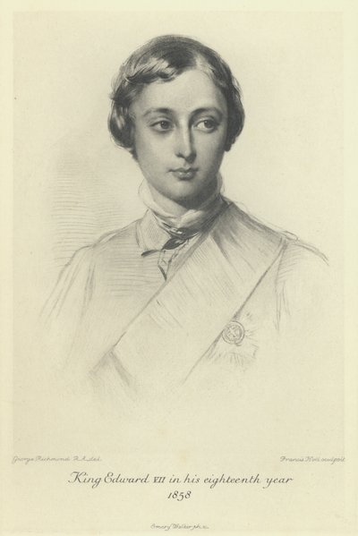 Galler Prensi, geleceğin Kral Edward VII, on sekizinci yılında, 1858 by George after Richmond