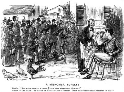 Bir Yanlış Adlandırma, Elbette!, 1880. by George du Maurier