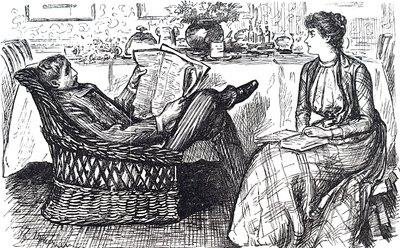 Karı koca okuma by George du Maurier