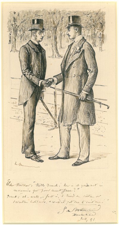 Merhaba Frank!, 1891 by George du Maurier