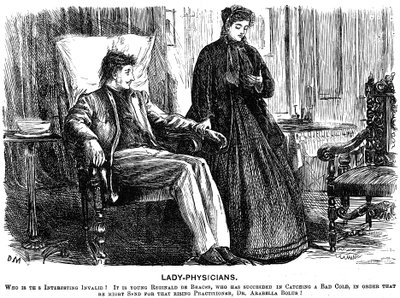 Bayan Doktorlar, 1865 by George du Maurier