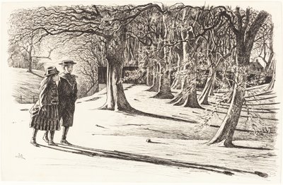 Karda İki Çocuk by George du Maurier