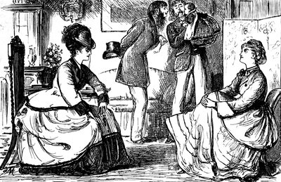 Üst sınıf İngiliz çiftler by George du Maurier