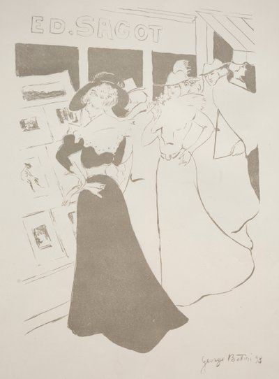 Sagots Galerisi, 1898. by Georges Alfred Bottini