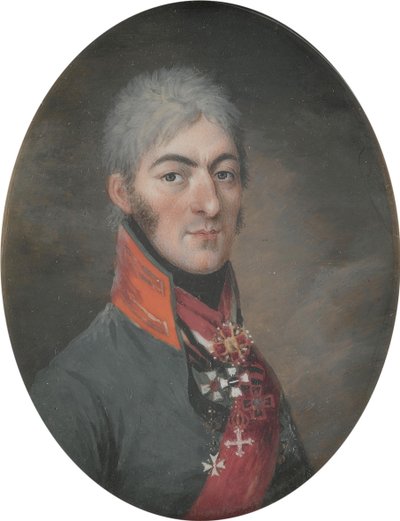 Bagrationi İmereti Prensi Simon Bagratovich 1771-, 1806. by Georges Antoine Keman